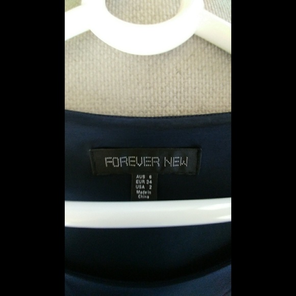 NWOT Forever New Navy&Gold dress - Picture 3 of 4